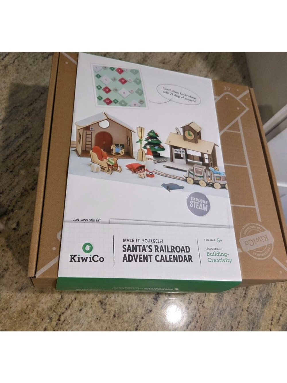 NEW KiwiCo Santa Railroad Advent Calendar for Kids 5+ | Countdown To Christmas